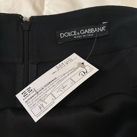 EUC Dolce & Gabbana skirt, black, size 6 estimate - Picture 2 of 6